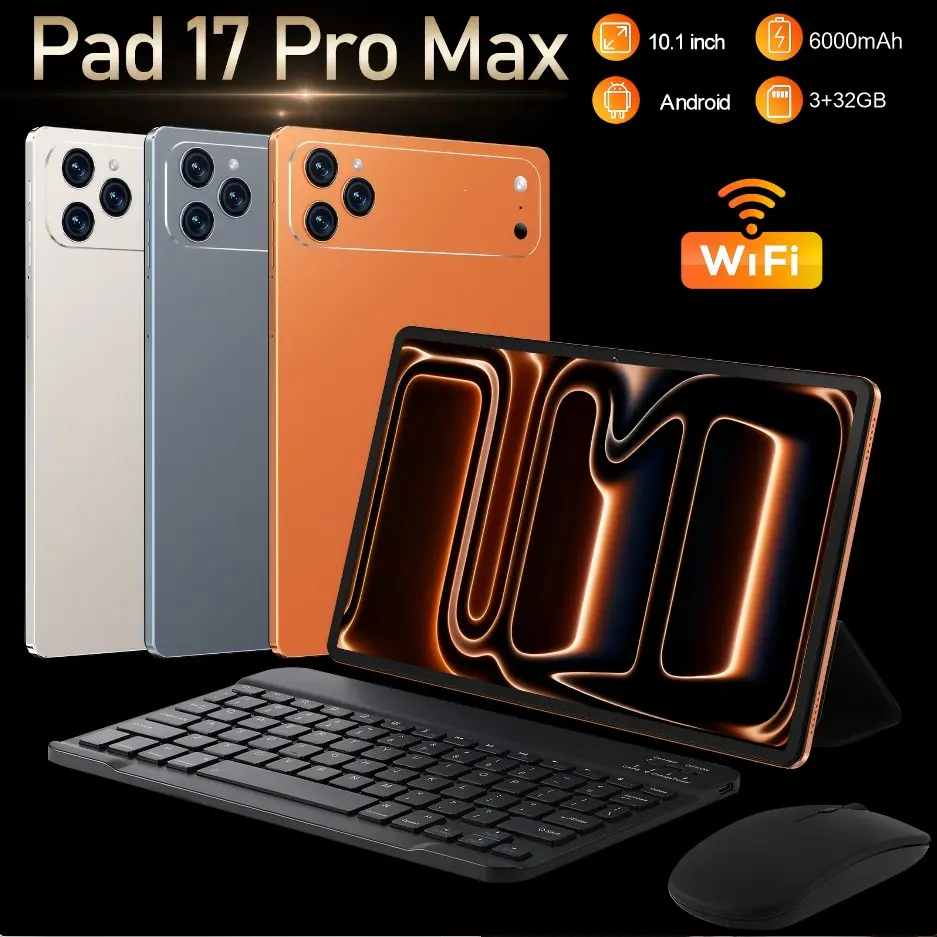 10.1-Inch Android Tablet, 6gb+128GB Memory, Keyboard, Case, Mouse, Dual Cameras, Learning Software, Parental Control, Multifunctional Use