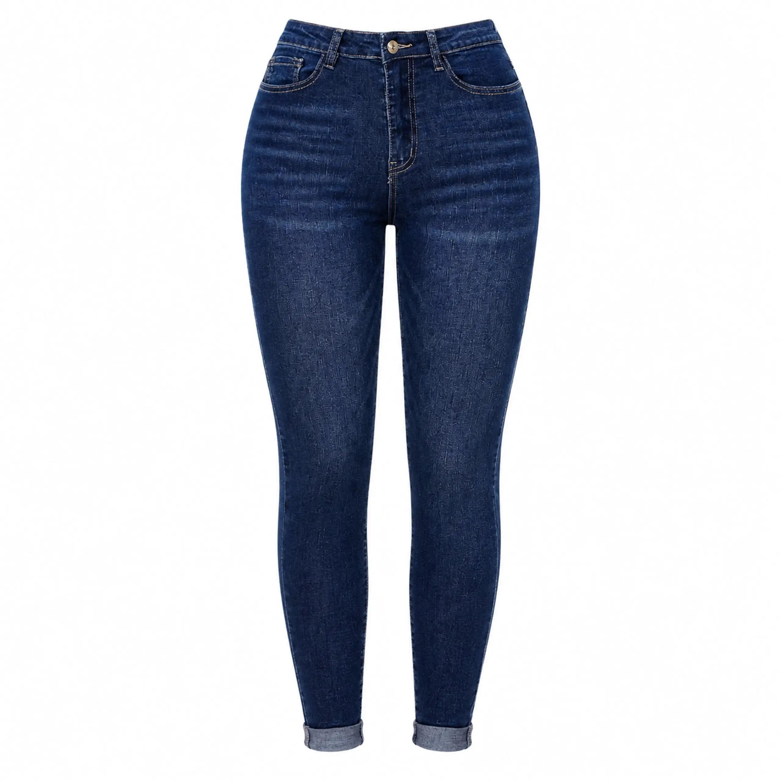 Women'S Skinny Jeans, High-Waisted, Stretchy, Slim-Fit Street Style Pants