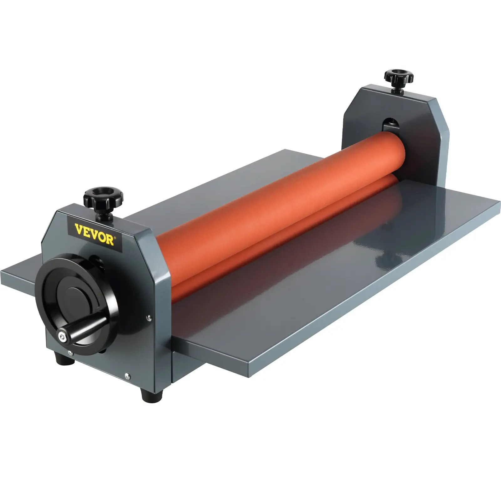 VEVOR Manual Cold Roll Laminator, 25.5in (648mm) Cold Laminate Machine with Compact Folded Design, Iron Frame, 650lbs Capacity, Manual Control for Vinyl Photos