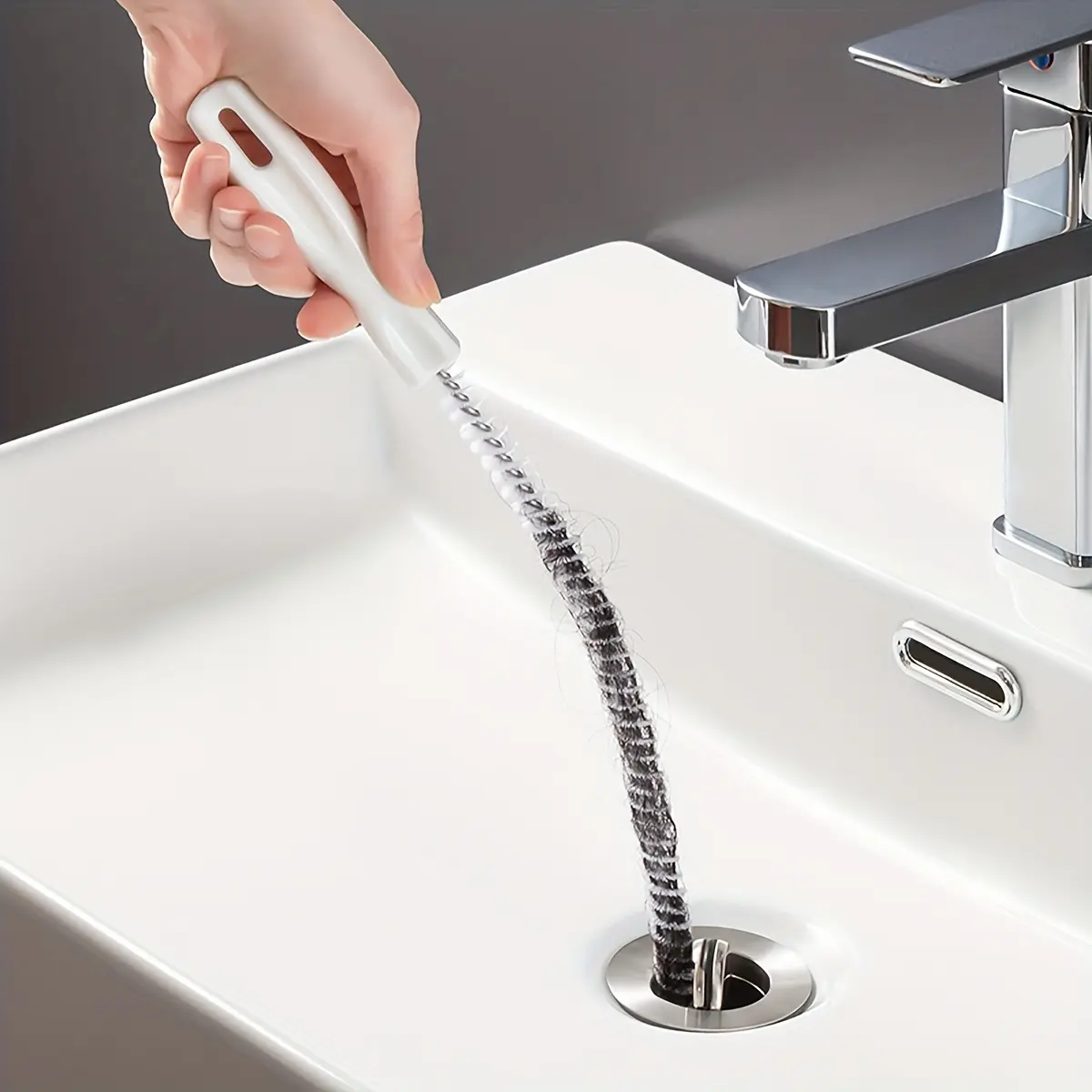 1pc. Sewer Dredging, Hair Waste Cleaning Brush, Flexible Cleaning Brush, Sink Plug Hole Removal Tool, Cleaning Tool