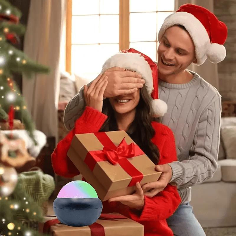 1pc2in 1 LED Northern Light And Ocean Wave Projector with Remote Control, Night Light Projector with 14 Light Effects for Bedroom/ Gaming Room/ Home Theater/ Ceiling/ Birthday/ Party