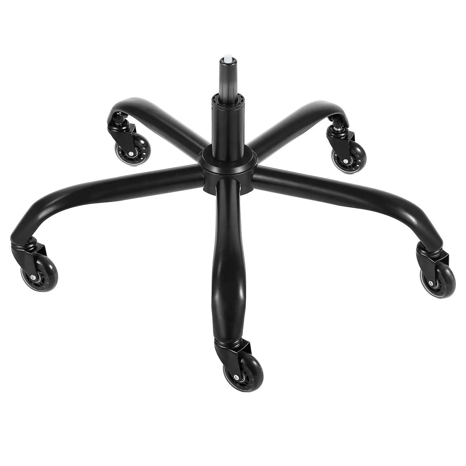 【DealsForYouDays】VEVOR Office Chair Base Replacement, 28", 2500 lbs Static Load Capacity, Heavy Duty Universal Computer Desk Chair Stool Base Part with 5 Casters and Gas Cylinder, Desk Chair Base Replacement, Black