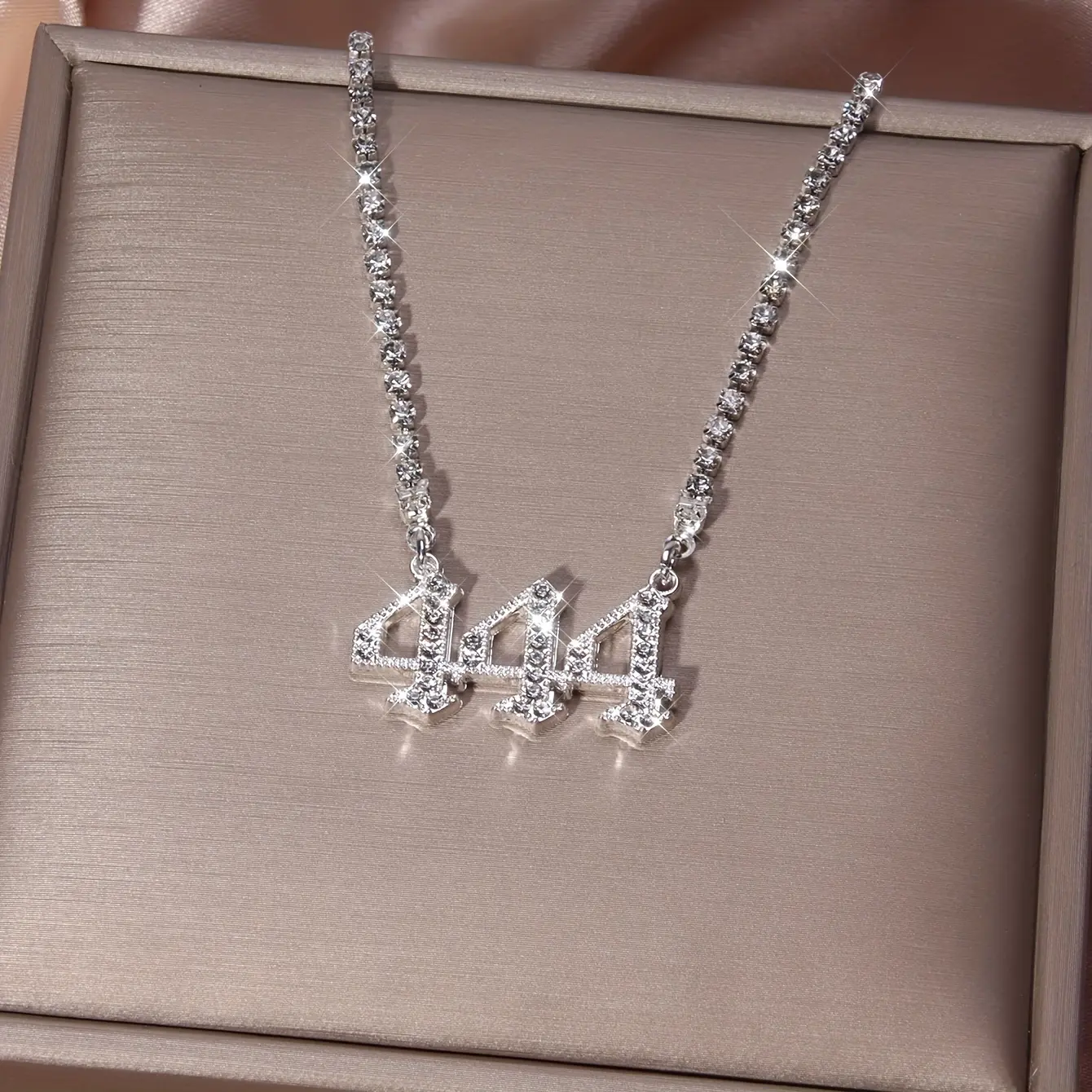 444 Angel Number Necklace
