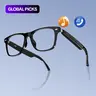 Smart Glasses with Mic, Wireless Audio Glasses with Transparent Lenses for Listening to Music & Calling, for Home & Daily Use, Wireless Audio Eyewear #GLOBAL PICKS