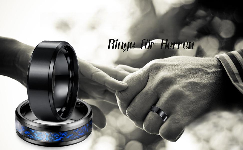 3Pcs Black Stainless Steel Spinner Rings Set for Men | 8mm Fidget Anxiety Rings | Cool Celtic Dragon & Chain Inlay Band 3Pcs Black Stainless Steel Spinner Rings Set for Men | 8mm Fidget Anxiety Rings | Cool Celtic Dragon & Chain Inlay Band