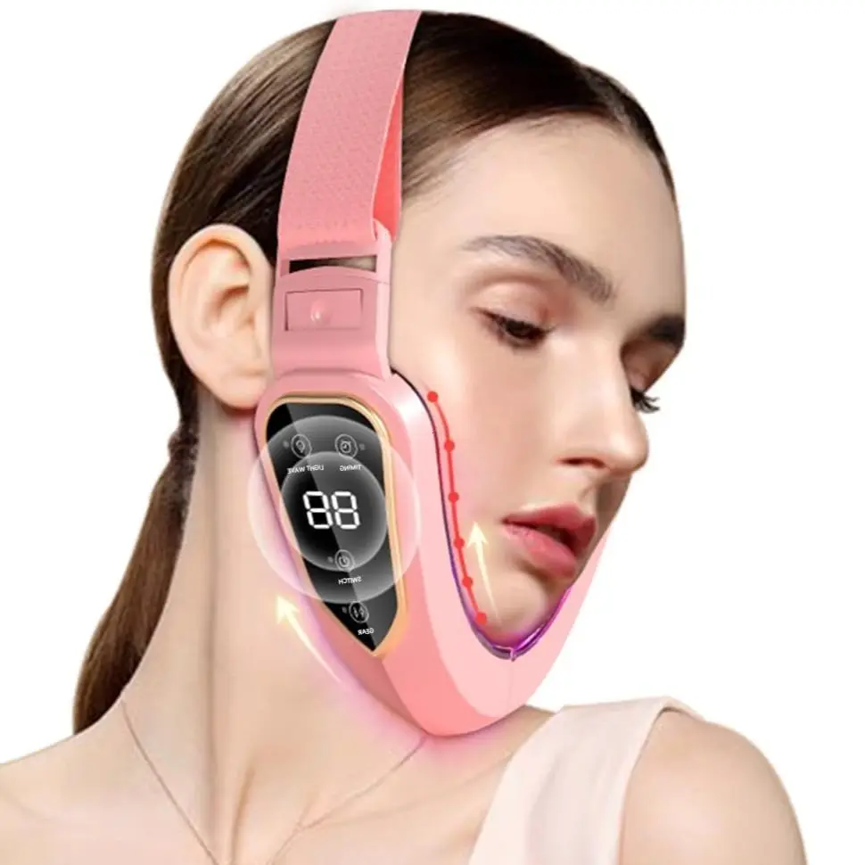 Double Chin and V Face Sculptor, 5 Modes & 12 Adjustable Intensity, Smart Electric V Face Lifter, Facial Lifting Tool, Designed for Women, New Beauty Equipment
