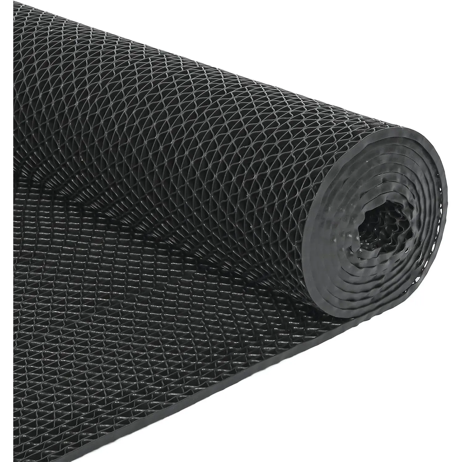Commercial Drainage Mat Non Slip Drainage Floor Matting 3'x10',Black