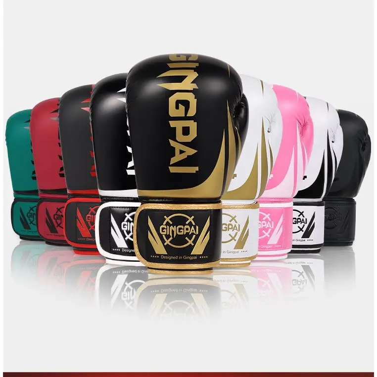 Unisex Boxing Gloves with Classic Colors, Multi-Layer Foam & Natural Fist Support - for Adult Youth Muay Thai, Sparring, Heavy Bag Training, Pu Shell