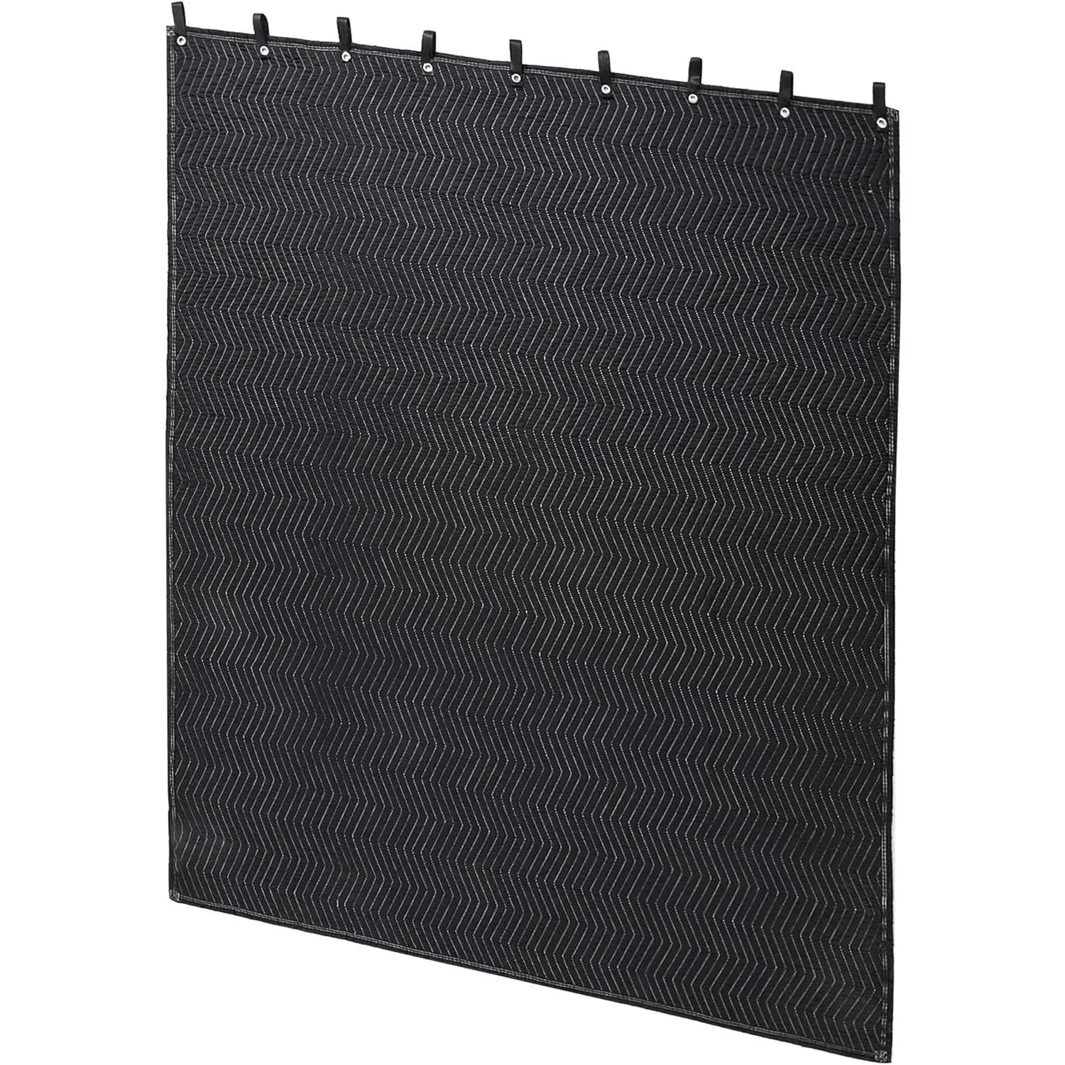 MABOZOO Studio Sound Blanket, 48"x72" Large Soundproof Blanket with Grommets, Heavy Duty Noise Reducing Dampening Divider for Workshop, Basement, Laundry Acoustic Use, Black