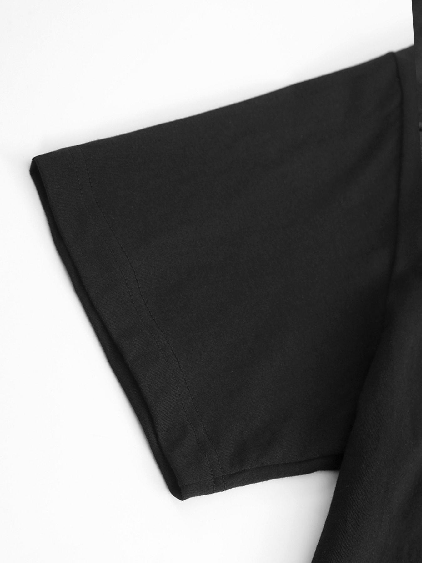 Oversized Men's Casual Trendy 100 Cotton T-shirt 180g Pure Cotton Large Size 4XL 5XL Creative Printed Pattern Printed Sweat Absorbing Breathable Men's T-shirt Top Suitable for All Seasons Fitness and Outdoor Activities