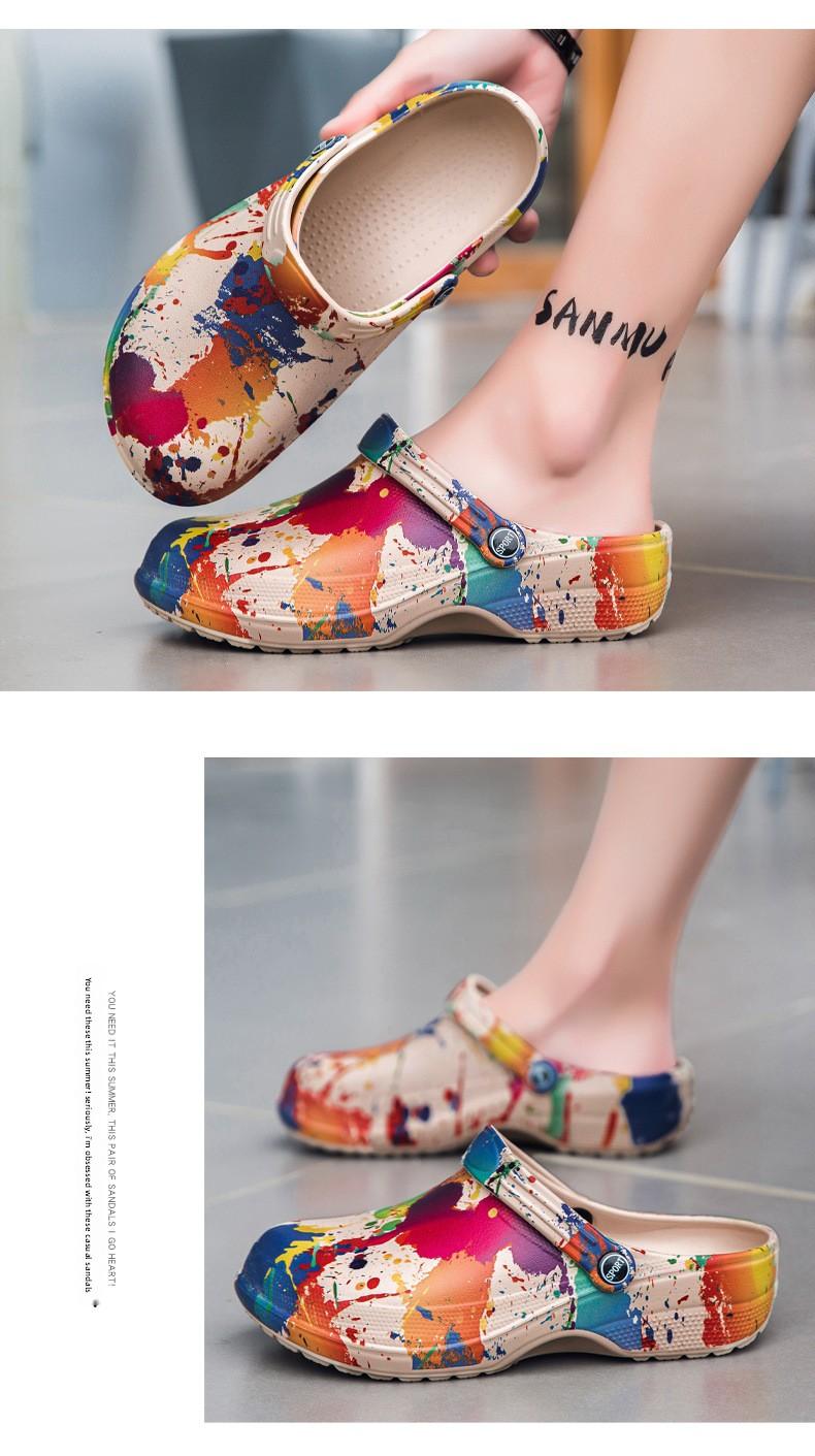 Clogs Women's Lightweight Soft-Soled Wear-Resistant Mules, Women Shoes