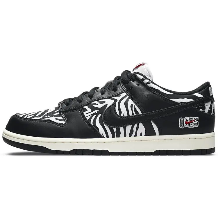 Nike Dunk SB Zebra Sneakers – Synthetic Leather and Genuine Leather, Non-Slip Durable Lightweight Low-Top Unisex Skate Shoes Verifiable, with credentials and supporting global authentication