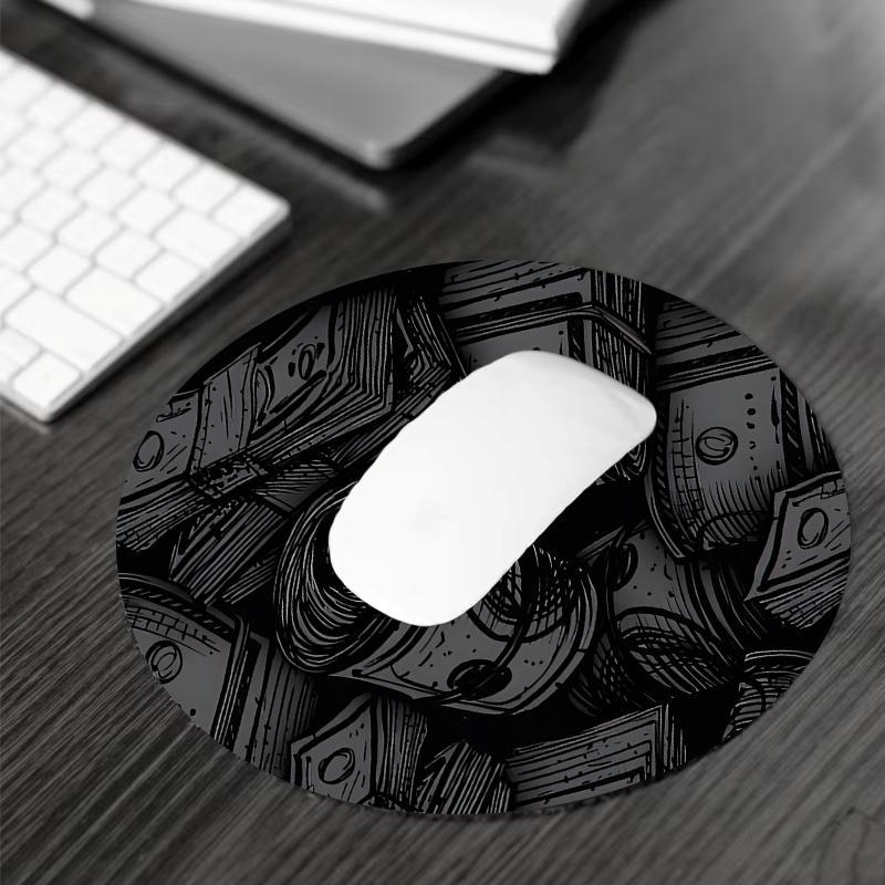 Money Pattern Desk Mat, Large Gaming Mouse Pad, Aesthetic Desktop Protection Pad, Non-Slip Work Mat, Suitable for Laptop & Desktop Computer Games, Desktop Accessory