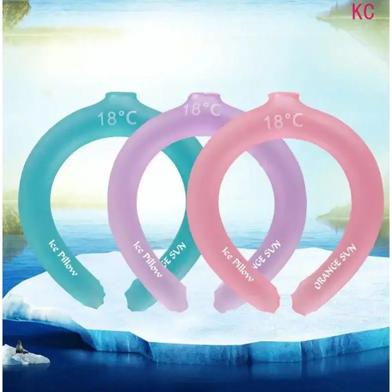 Lightweight Soft Ice Cooling Neck Collar, Portable Heat Relief Wearable Accessory For Summer Outdoor Activities And Daily Commuting Use