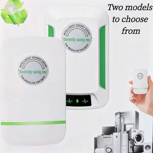 (Buy 1 get 1 free)2026 Updated Smart Power Factor Saver Plug, US Plug 90-110V Household Plug-In Voltage Stabilizer & Current Balancing Plug, Surge Protector Flame Retardant Energy Saving Box for Home AC Refrigerator & Office Appliances
