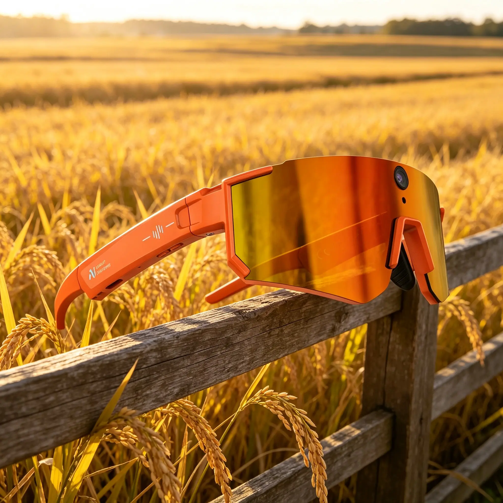 Smart Camera Sunglasses for Outdoor Adventures, 8mp First-Person View, One-Button Recording, Ai Object Recognition, Bluetooth-compatible Music & Calls, WiFi Transfer