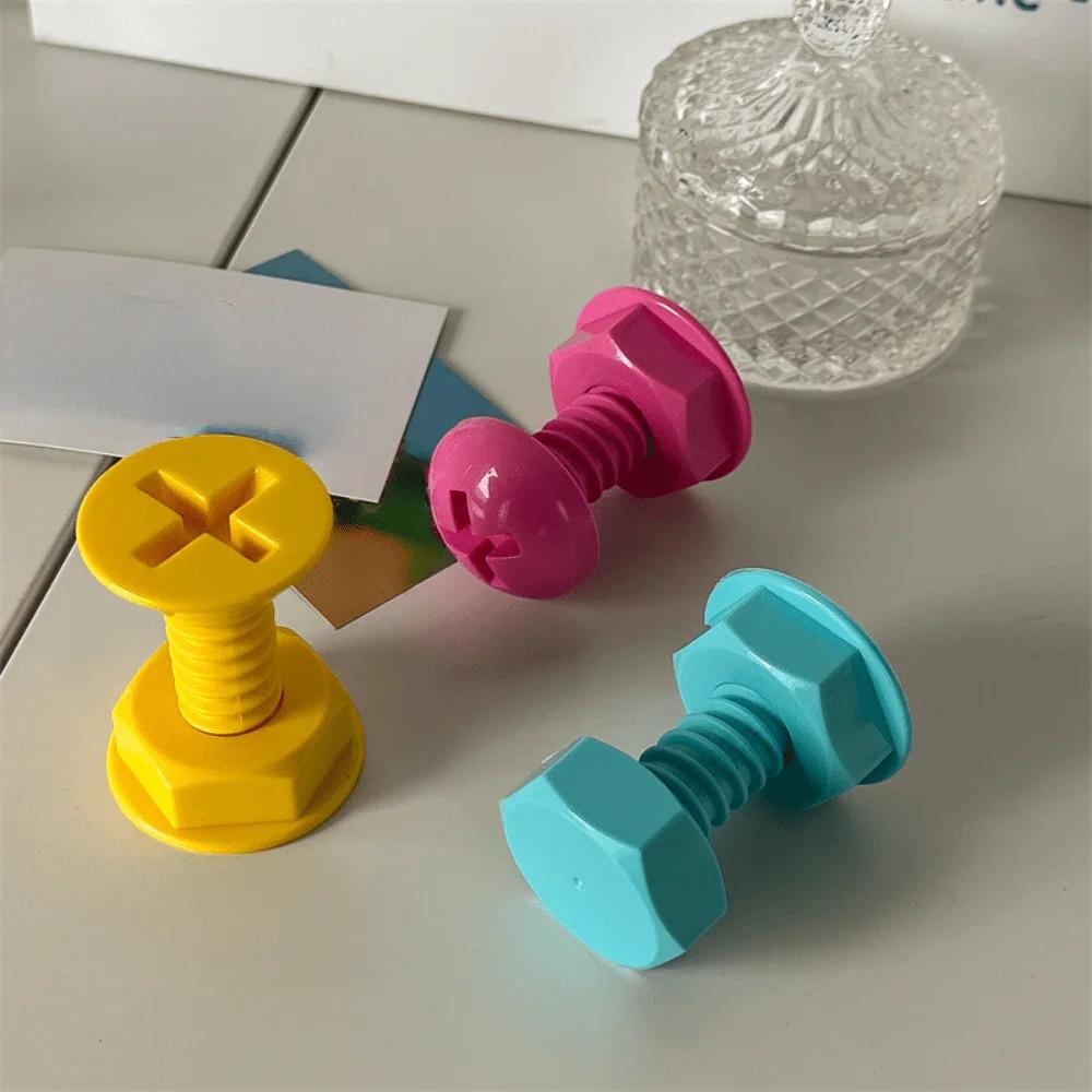 Screw adhesive hook, creative hook, wall hook, clothing hook, behind-the-door hook, strong adhesive, no drilling required, cute children's hook