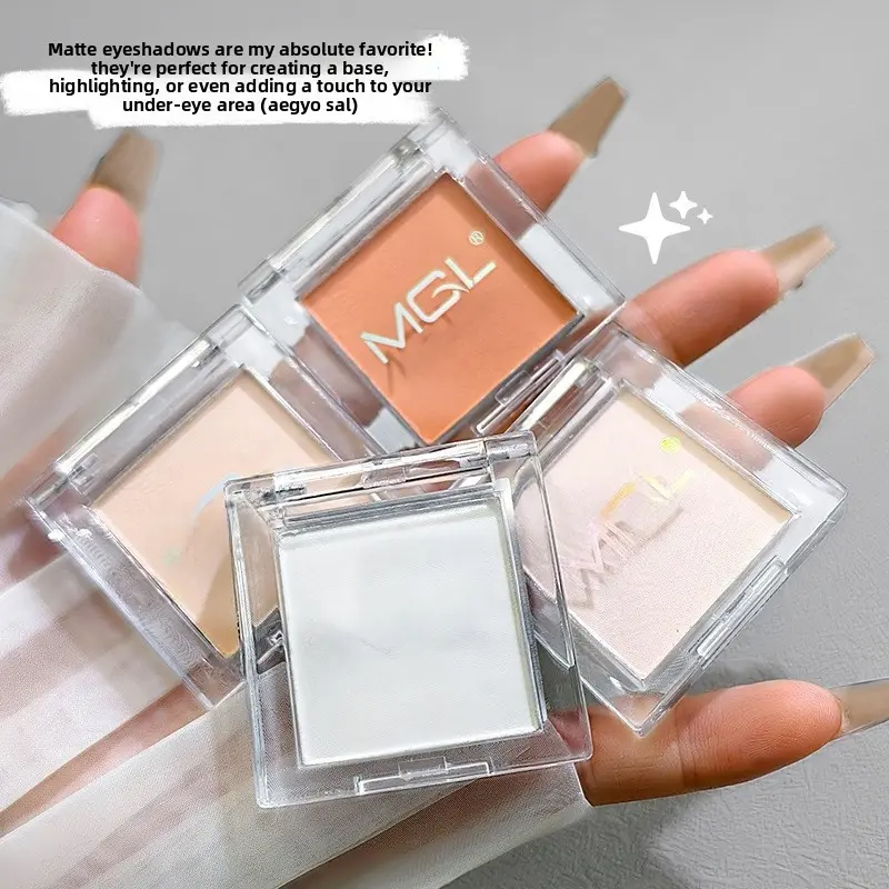 Matte Highlighter Powder, 01 Pure White Brightening Makeup for Full-Body Radiance, Ultra-Fine Long-Lasting Formula for All Skin Types, Highlighting Powder, Eyeshadow, Cosmetic, Multipurpose Illuminator, All Day Illuminator, Illuminator Highlighter