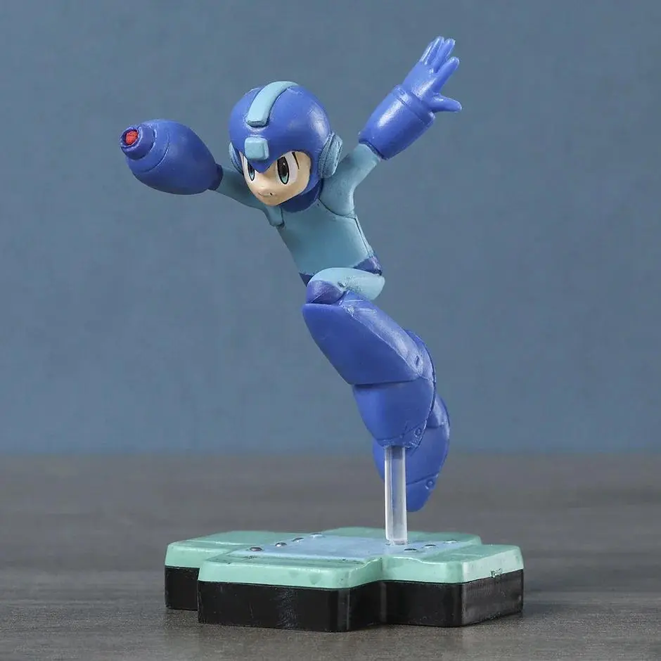 ROCKMAN Mega Man Gamestop Exclusive Figurine PVC Model Toy Doll Collectible Decoration Desktop Gift