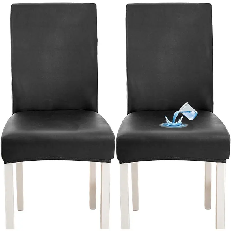 1/2/4/6/8 Pieces Jacquard Dining Chair Covers, Dining Chair Seat Covers, One Size Fits All, Removable and Washable, Suitable for Restaurants, Parties and Home Decoration, Suitable for Kitchen and Hotel Use