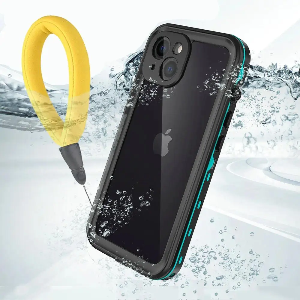 IP68 Waterproof MagSafe Phone Case for iPhone 15/14/13/12 Pro Max/11, 360° Protection Casing, Shockproof Diving Phone Cover & Mobile Accessory