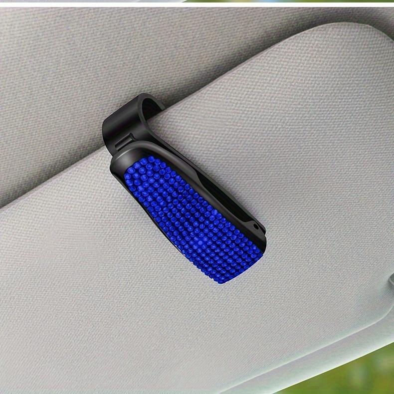 1pc Sparkling Rhinestone - Car Sun Visor Clip - Multifunctional Fashion Glasses Holder for Vehicle Interior Accessories