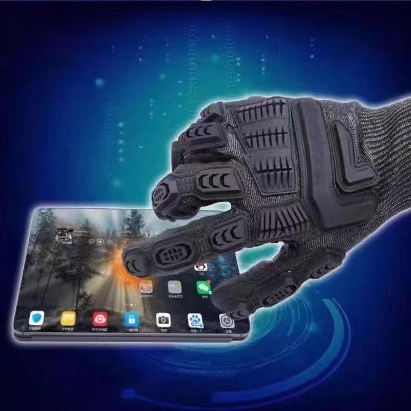 Level 5 Cut-Resistant, Impact-Resistant, Anti-Slip Gloves - Featuring TPR Protection for Cycling, Mountaineering, Mechanical Rescue, and Puncture/Scratch Resistance