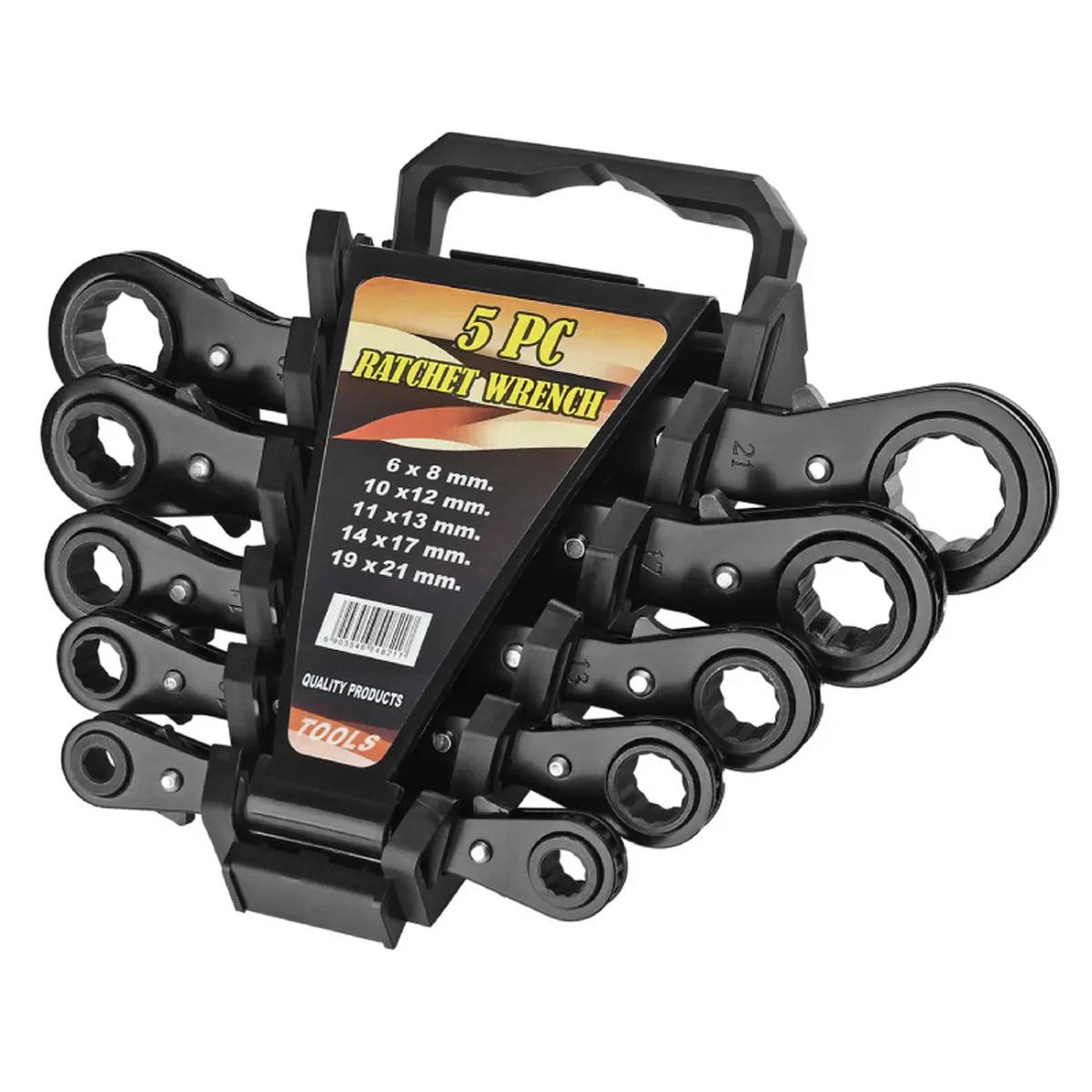 Straight Grip Bidirectional Ratchet Dual-Purpose Wrench, Double-Headed Open-End & Torx Quick-Release Labor-Saving Mini Car Repair Tool, Car Repairs