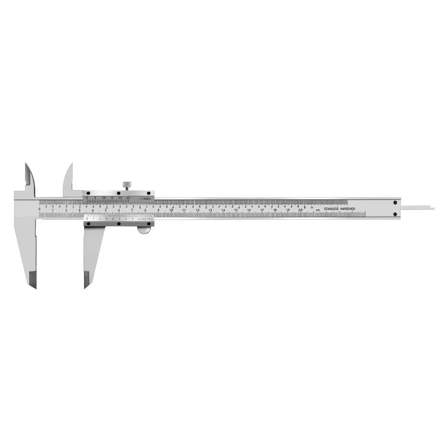 8 Inch / 20 cm Micrometer Vernier Caliper Stainless Steel Precision Measuring Tool (Inch/Metric) Depth/Inside/Outside/Step Measurement Accuracy 0.001" / 0.02mm