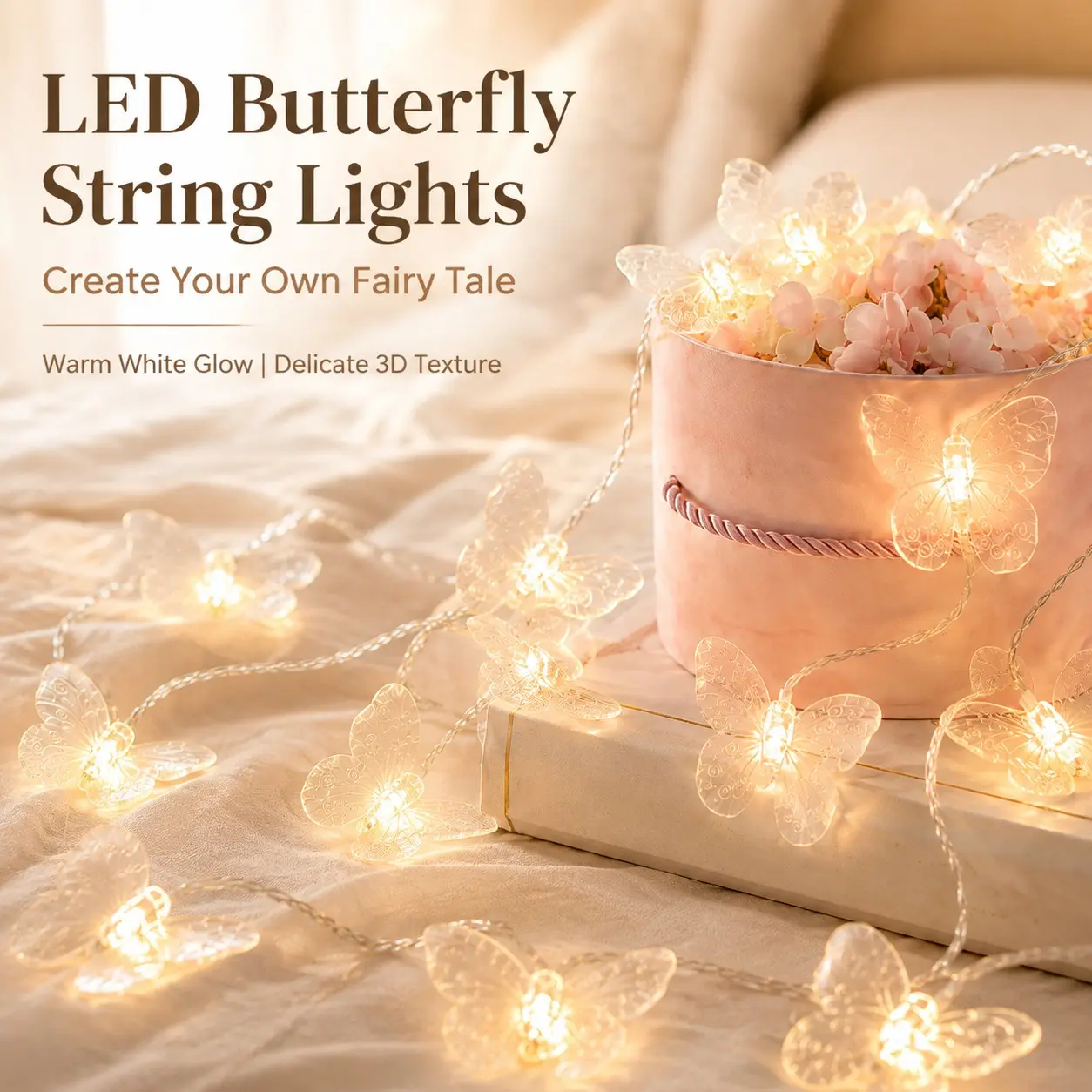 Outdoor LED Butterfly & Dragonfly Stake Lights, Decorative Colorful Garden Lawn Lamp, Festive Holiday Ornament Lights for Yard, Patio, Flower Bed, Christmas & Seasonal Courtyard Layout