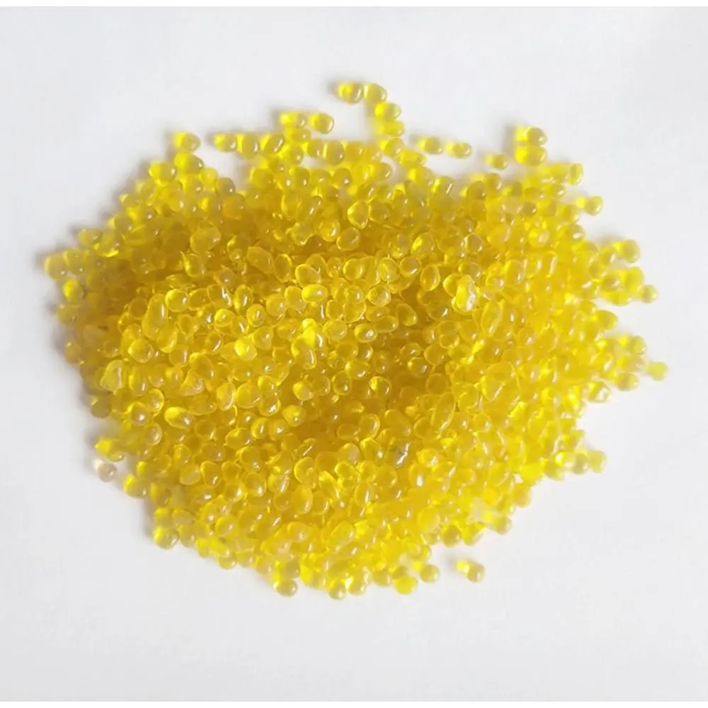Decorative Stones,Glass Stones,1 Lb About 460 G Irregular Sea Glass  Artificial   Rocks for Vase Filler,Table Scatter,Aquarium or Air  Decoration (Yellow)