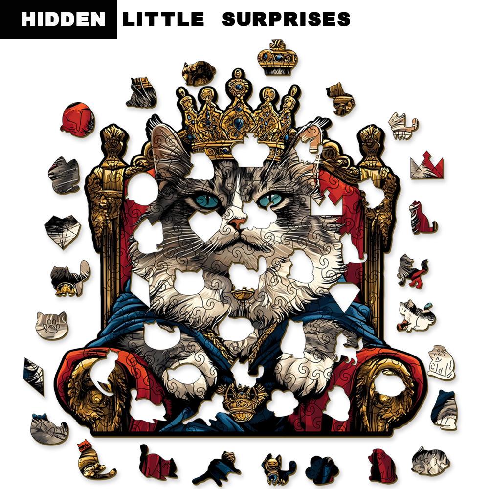 Elvis Presley puzzle toy, wooden puzzle, original aristocratic style, wall-mounted stress-relieving irregular shape puzzle.