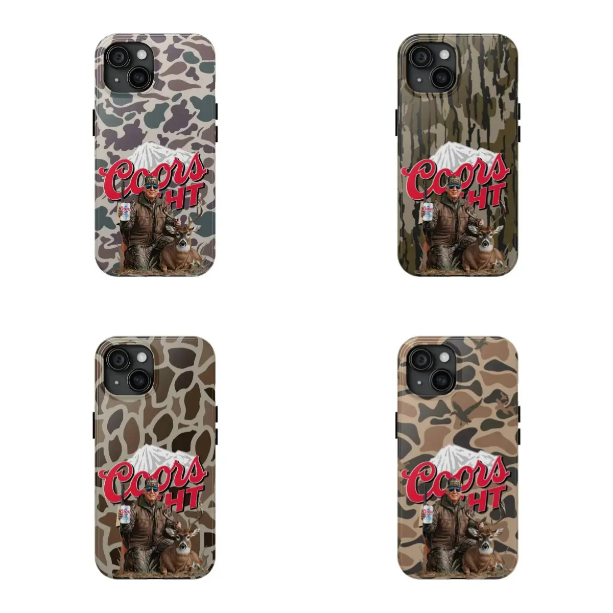 Trump Hunter & Coors Light Camo Smartphone Casing - Handheld Protection for iPhone 12-17 Pro Max/Pro Plus, Samsung Galaxy S22-S26 Ultra/Plus - Ideal Gift for Friends (Holidays, Birthdays), Accessories