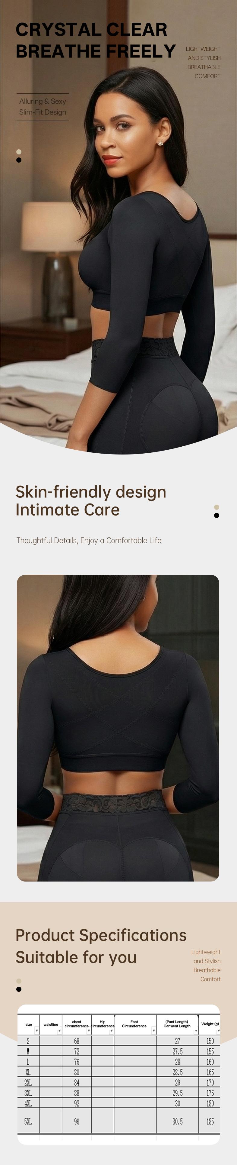 Lightly Lace Strap Closure Bras Nonpadding Bra(Seamless Beige,38C) Arm Shaper Posture Corrector Long Sleeve Bra with Buckle and Open Waist Top Shapewear Womenswear Compression Backless Bodysuit Cup Big Size 32 dd Tie Front Crop Set High Panties shaoe wear