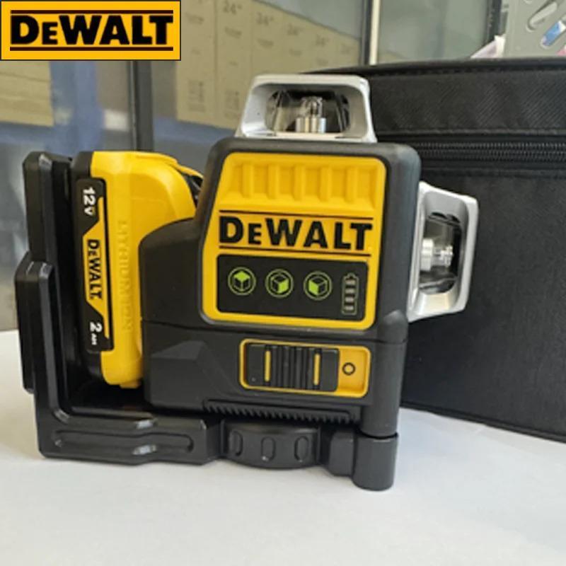 Dewalt DW089LG 12v 12 Line Laser Level Unit 3 Sides*360 Degree Vertical Self Levelling Green Professional Laser Level big tool