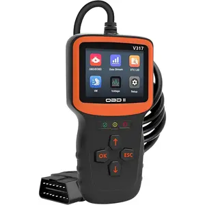 Zpana Car OBD2 Scanner Diagnostic Tool, Vehicle Check Engine Fault Code Readers, Data Clear I/M Readiness Automotive Error Scan Tool Accessories, Universal for SUV, Sedan, Truck