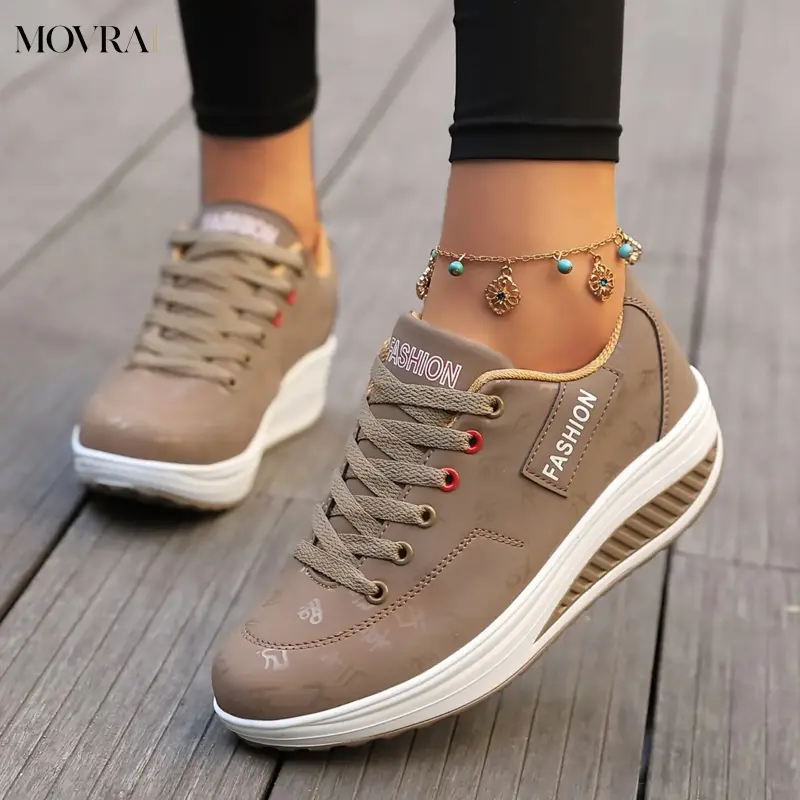 MOVRA1 Sneakers, Shake Shoes Women's New Outdoor Casual Shoes, Breathable Thick-soled-rise Women's Shoes
