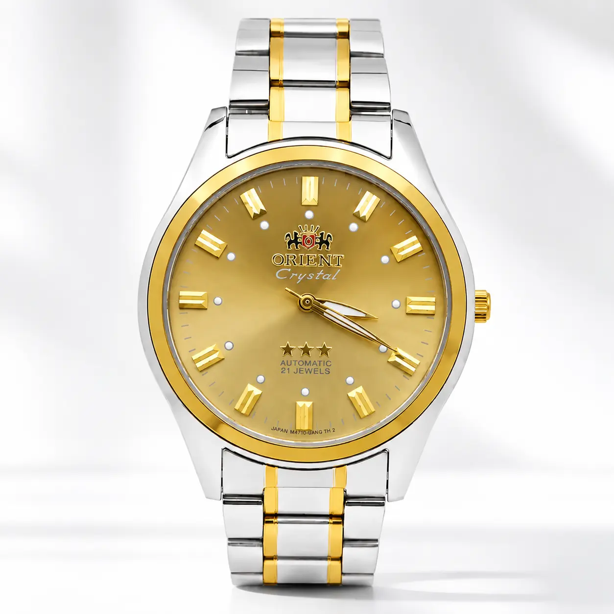 TemporalCo AAA Grade Men's Fashionable Wristwatch - Fully Automatic Mechanical Style Watch, Full Stainless Steel Case, Sapphire Crystal for Crystal-Clear View