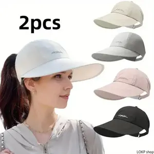 UPF Sun Protection Baseball Hat, Lightweight Adjustable Hat With Wide Brim And Elastic Design, Suitable For Outdoor Sports And Daily Wear For Men And Women All Year Round