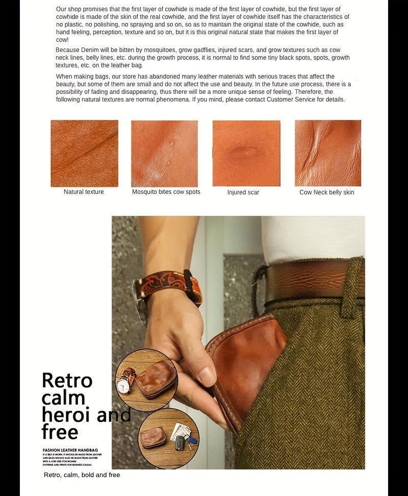 Stop buying generic gifts.  This 1-pack handmade leather card case carries his cards AND your thoughtfulness.