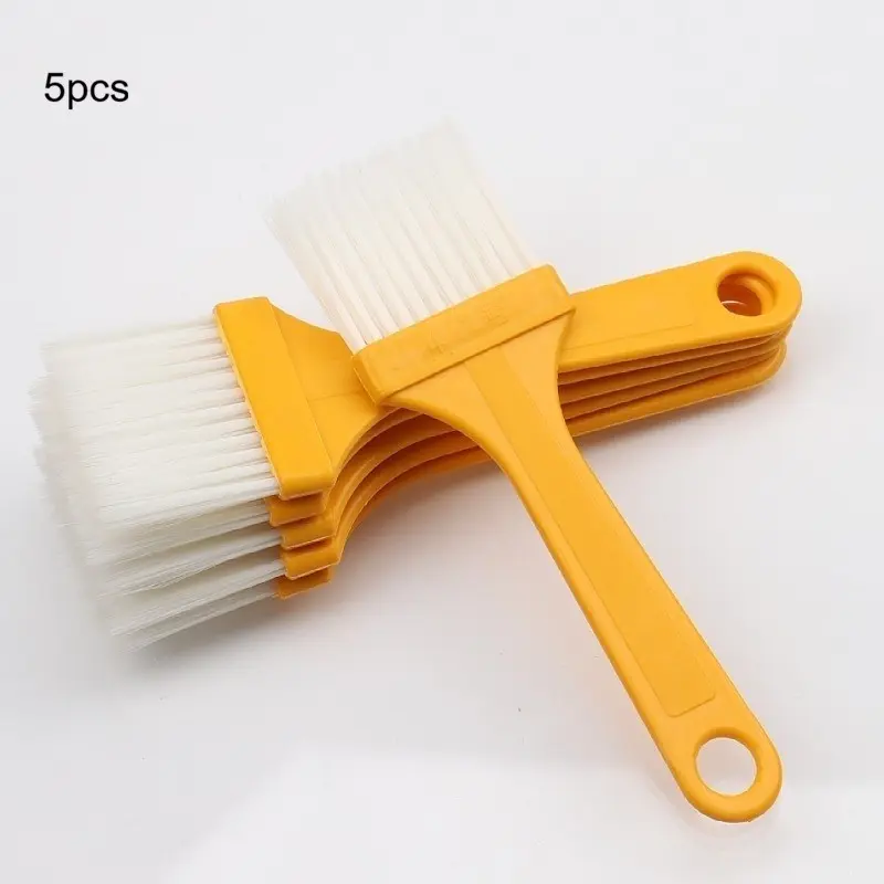 5 Pack Multi-Use Small Brushes with Plastic Handles, Thin Handle Plastic Board Brush, Dust Removal Brush for Computer Keyboard Cleaning