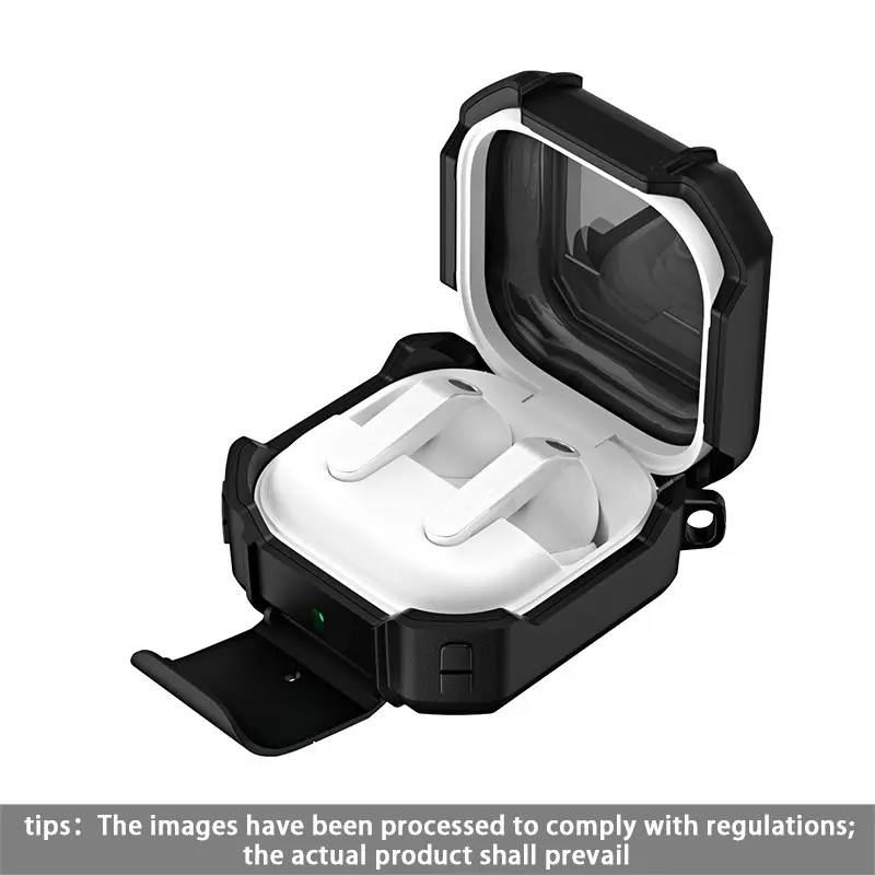 Anti-Drop Earphone Case with Stand Function, Compatible with Samsung Galaxy Buds4 and Galaxy Buds4 Pro, Protective Case for Wireless Earbuds with Robust Protection and Compact Size