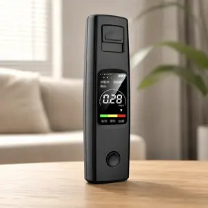 High-Precision Portable Breathalyzer - Accurate Alcohol Tester, 0.00-0.40% BAC, Fast Response, Durable with LCD Backlight. Perfect for Personal Safety, Driving, and Home Use. Compact Anti-Drink Drive Device with Sensor.