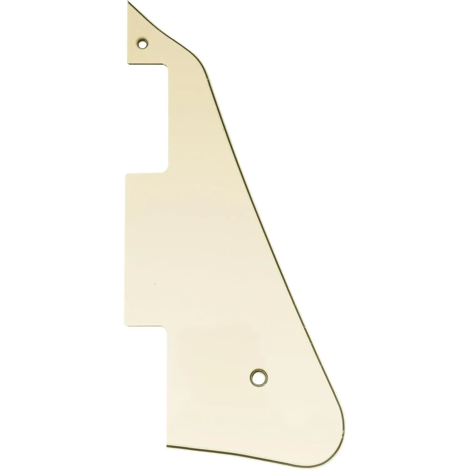 Electric Guitar Pickguard for Les Paul Modern Style, 3Ply Cream