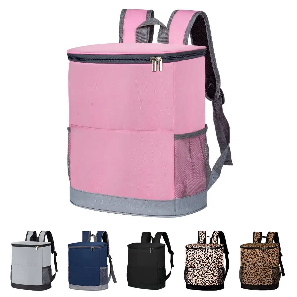 Heavy-Duty Cooler Backpack, Large Capacity Waterproof and Insulated with Leak-Proof Lining, Unisex for Hiking and Camping, Insulated Lunch Bag