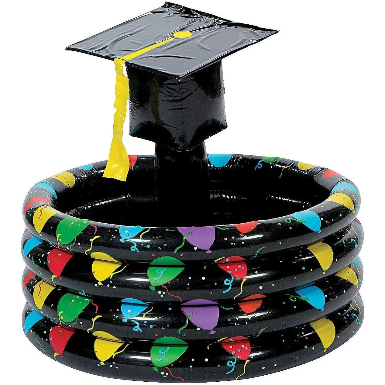 Graduation Inflatable Party Cooler - Class of 2026 Graduation Party Decorations | Extra Large 72-Drink Ice Bucket & Floating Pool Cooler | Congrats Grad Party Supplies & Beverage Tub