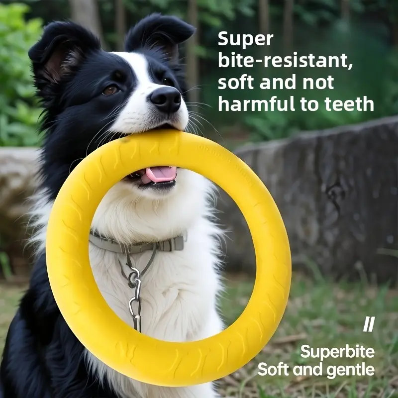 Dog Toys Large Dog Rings Frisbee Side Shepherd Sound Rally Tooth Grinding Resistant Bite Relief Artifact Pet