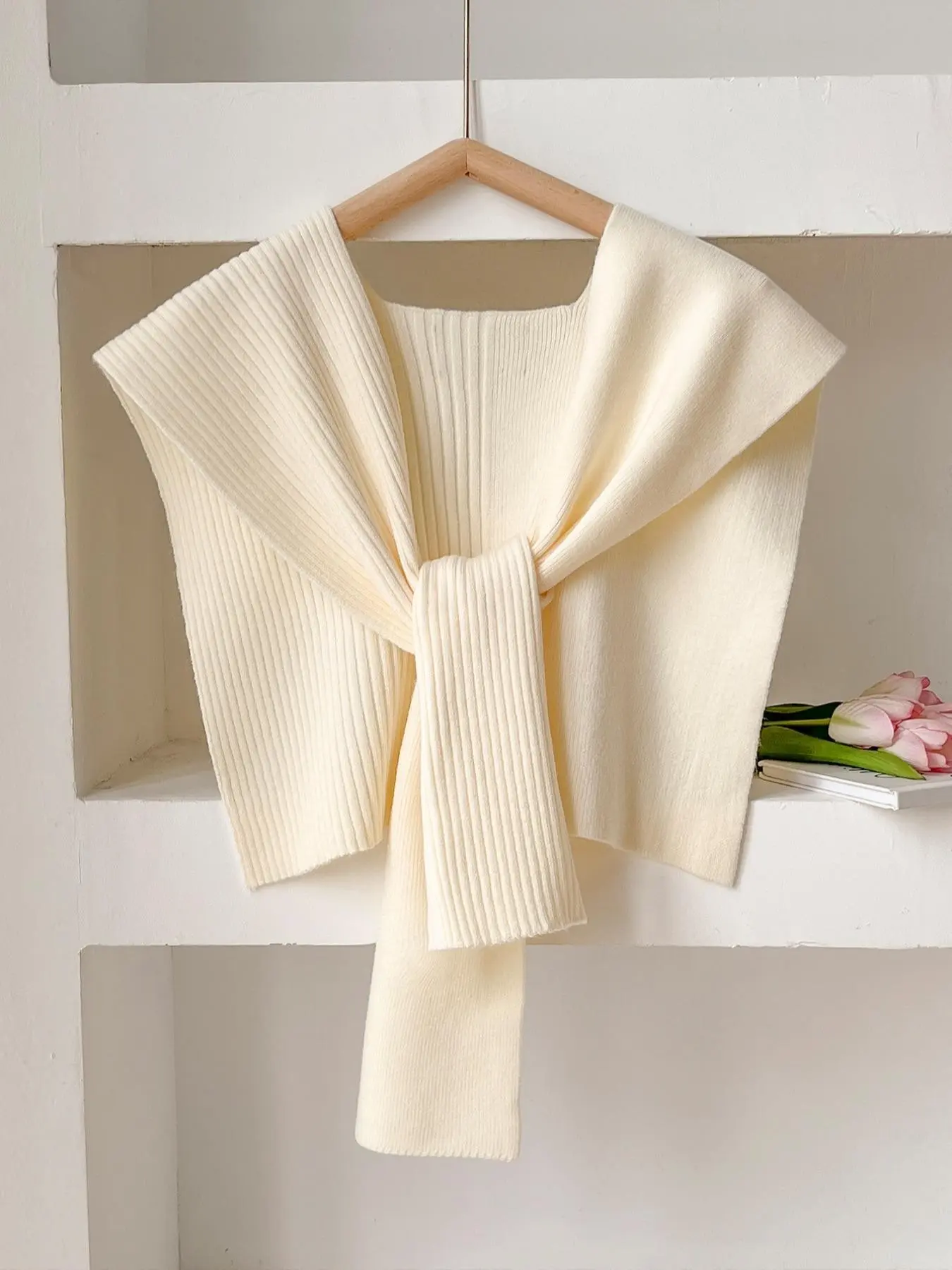 Solid Color Scarf, Casual Versatile Shawl for Women, Fashionable Accessories for Daily Wear, Trendy All-match & Exquisite Scarf for Birthday Gift