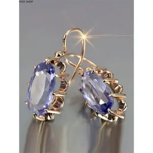 Wedding accessories | Rising bridal dangle earrings embedded with cubic zirconia. Exquisite craftsmanship and gorgeous luster, classic bridal style, ideal for wedding days, banquets and special occasion gifting.