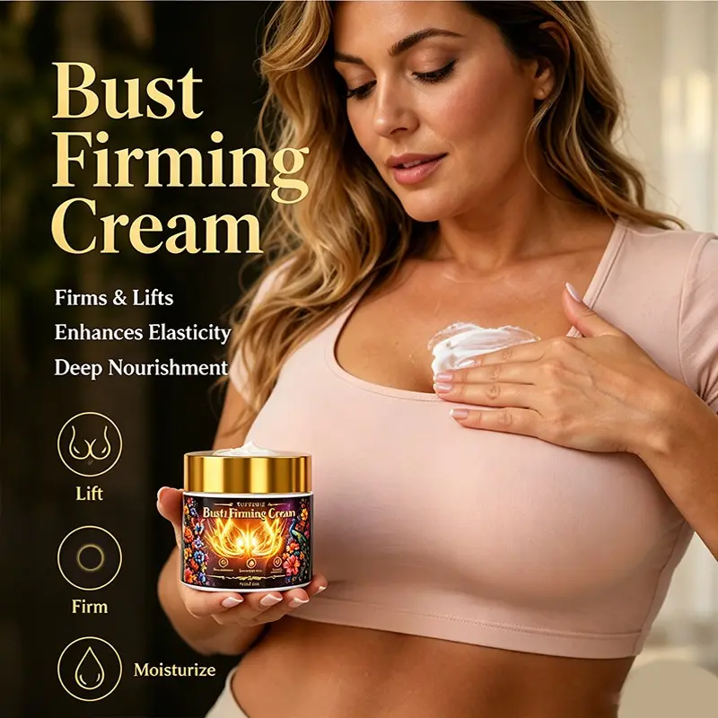 Yuitikue Breast Firming Cream 60g Bust Cream, Glycerin Liquid Paraffin Deep Nourishment, Enhances Skin Elasticity, Moisturizing Lotion for Breasts